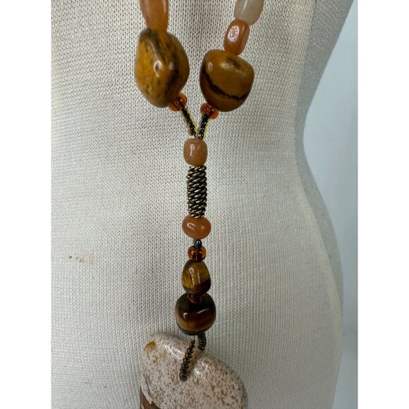 Picture Jasper & Semi-Precious Healing Stone Necklace 15" - Picture 7 of 16